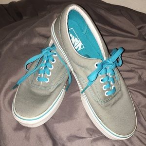 grey teal vans